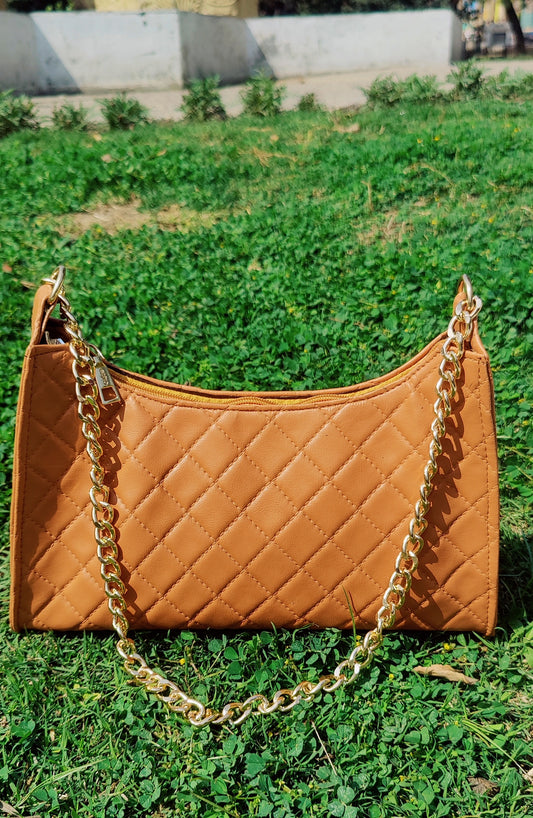 "Brown orange" Armpit bag