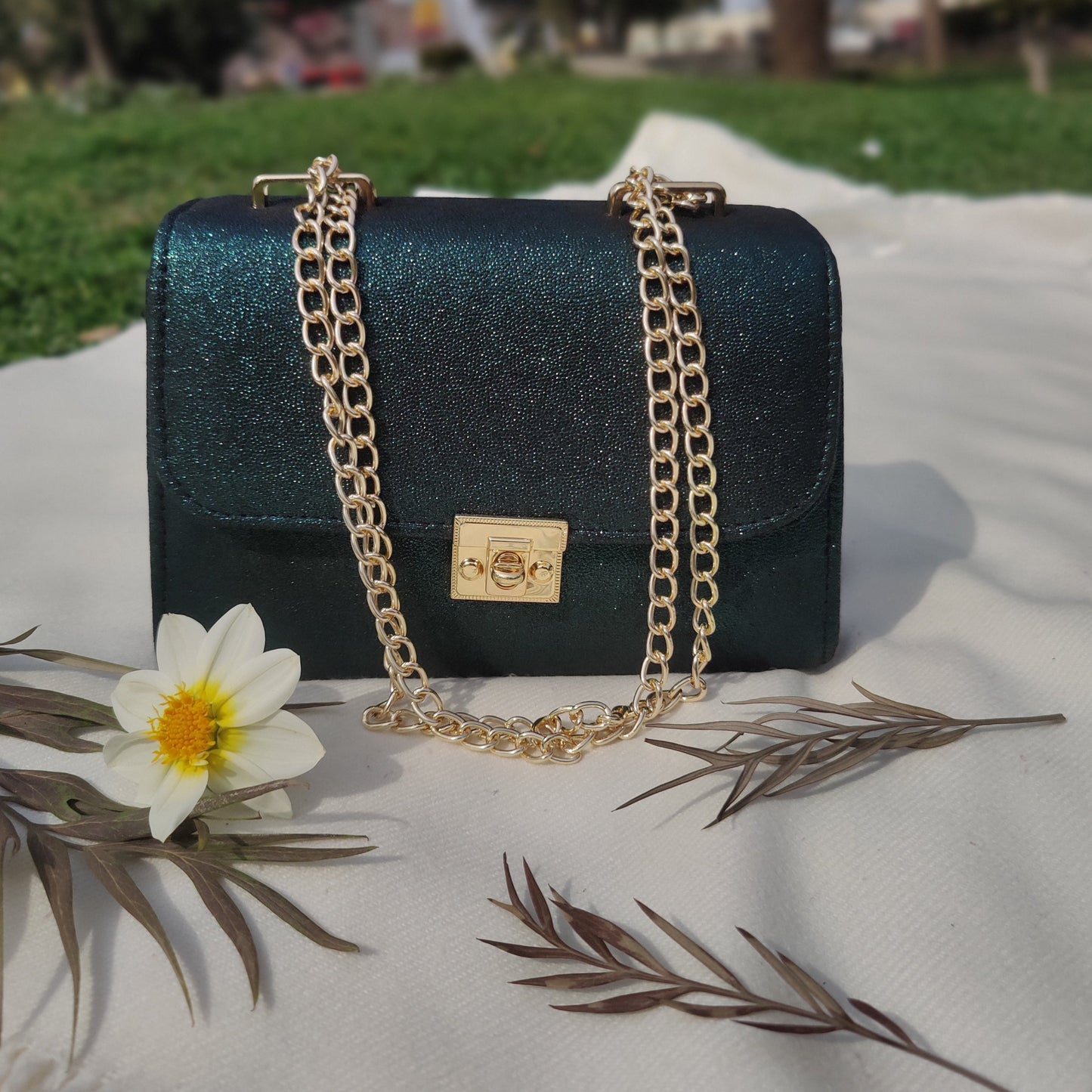 "Emerald Elegance" bag