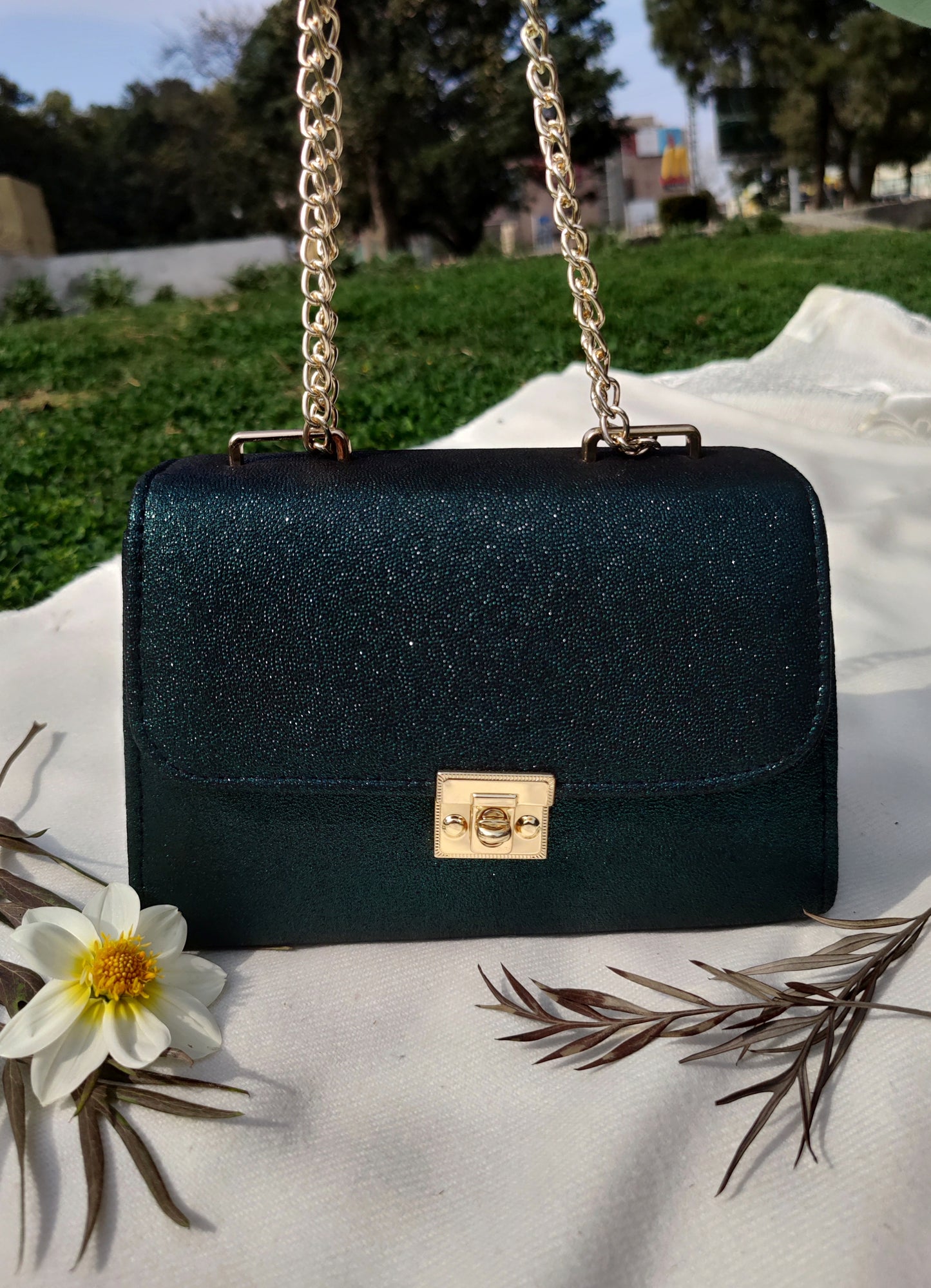 "Emerald Elegance" bag