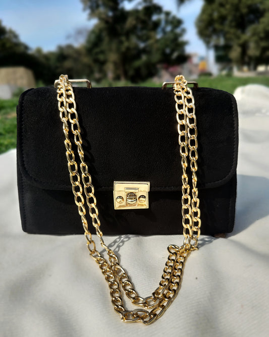 "Black glamour" Crossbody Bag