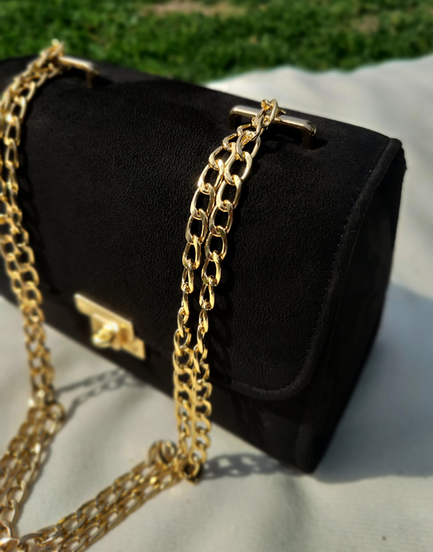 "Black glamour" Crossbody Bag