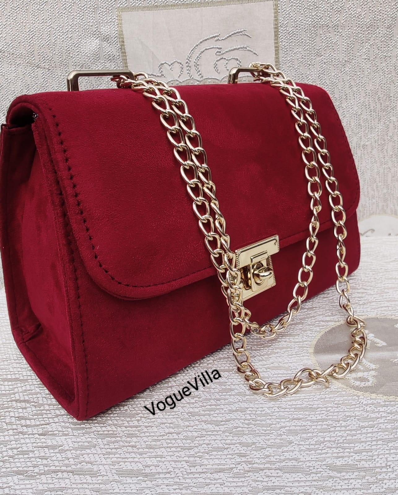 "Ruby Chic" Crossbody Bag