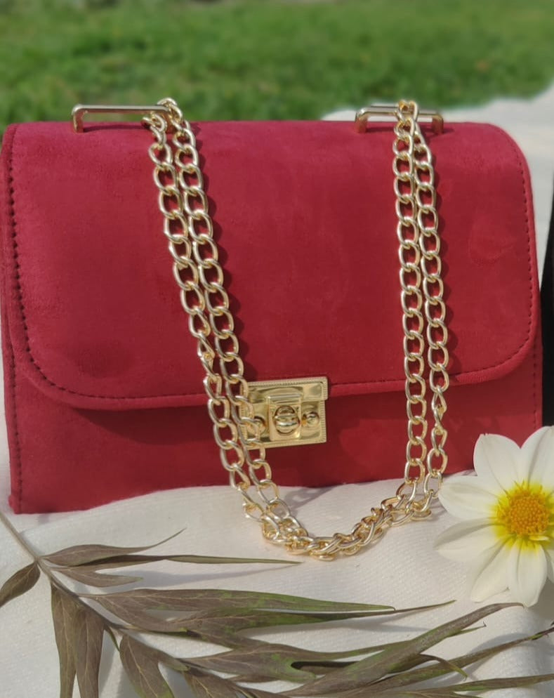 "Ruby Chic" Crossbody Bag