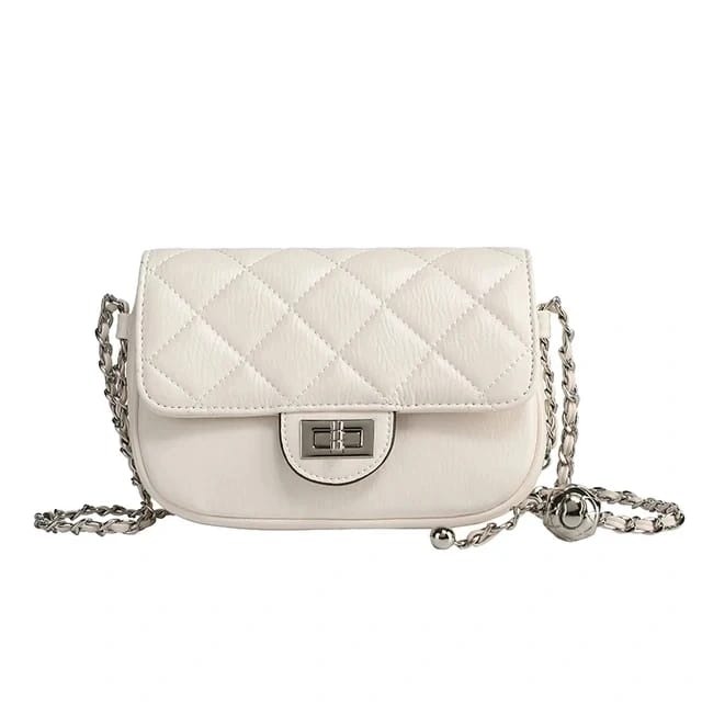 "White Luxus Crossbody"