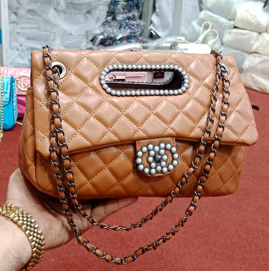 brown chic crossbody